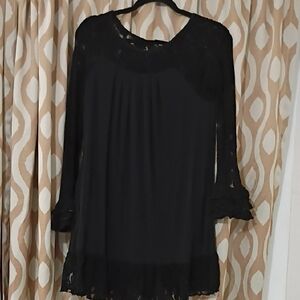 Everly Black Lace Women's Dress